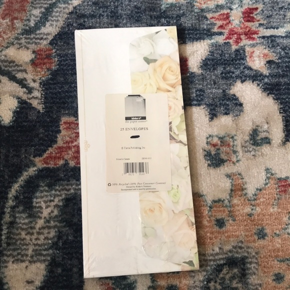 Letter Envelopes with Rose Design Set of 50 - Picture 3 of 4